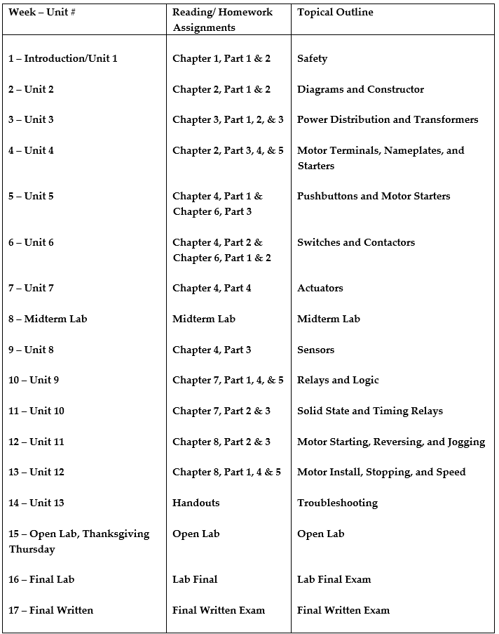 TTh Calendar